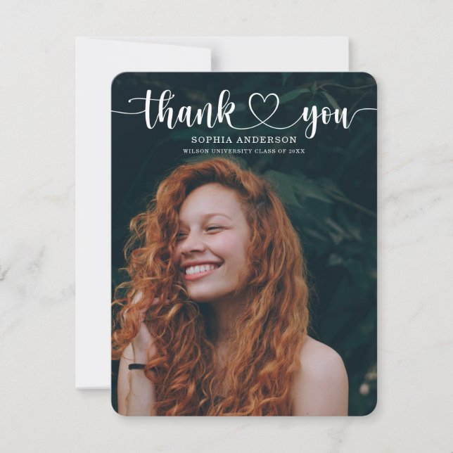 Heft Script Abschluss Vielen Dank Karten (Vorderseite)