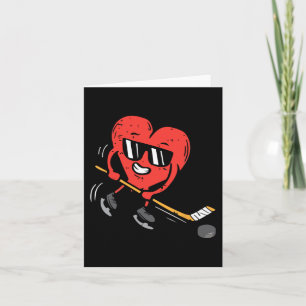 HeftEishockeyspieler Valentinstag Niedlich Sports Karte