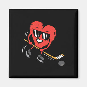 HeftEishockeyspieler Valentinstag Niedlich Sports Magnet