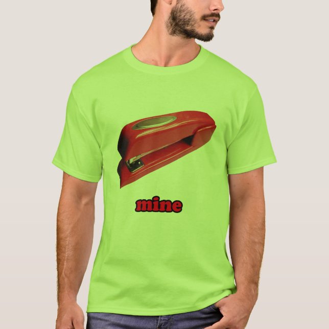 Hefter-Bergwerk-grundlegender T - Shirt (Vorderseite)