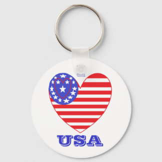 Heftflag USA Schlüsselanhänger