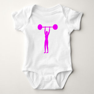 Heftgestänge 02 - Magenta Baby Strampler