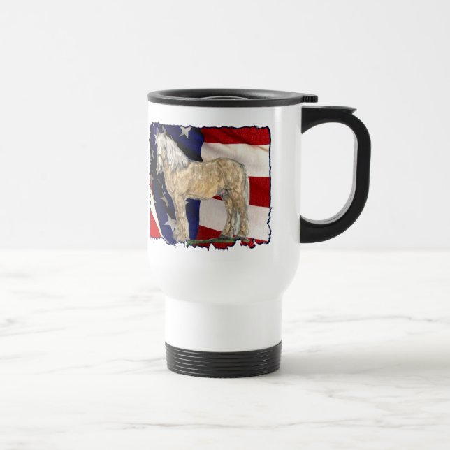 Heftige Flaggen-Creme-Tasse Reisebecher (Rechts)