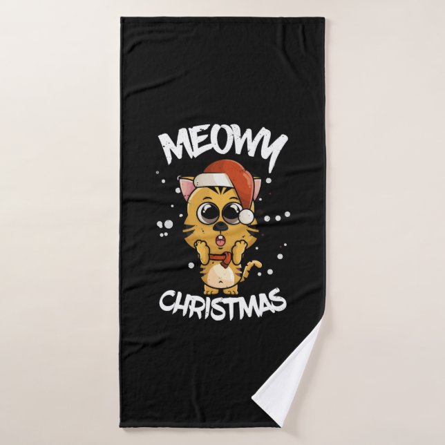 heftige Weihnachten Badehandtuch (Badehandtuch)