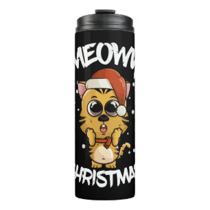 heftige Weihnachten Thermosbecher