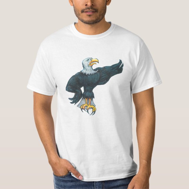 Heftiger Amerikaner Eagle T-Shirt (Vorderseite)