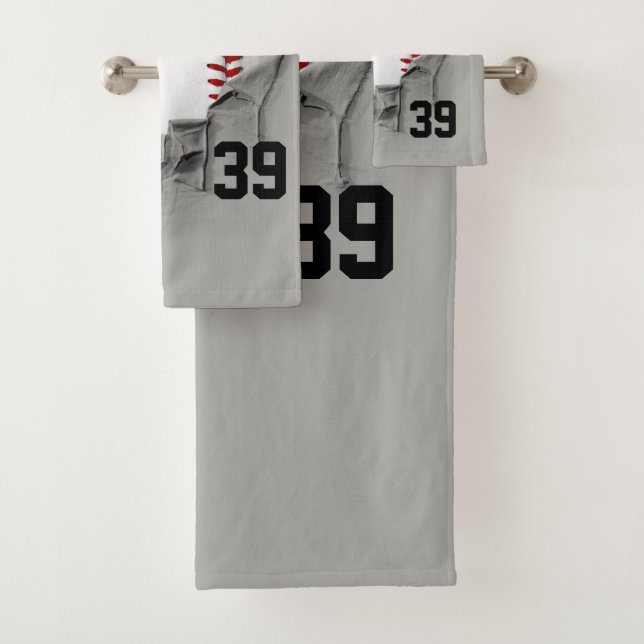 Heftiger Baseball Badhandtuch Set (Insitu)