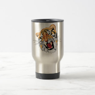 Heftiger Knurrentiger Reisebecher