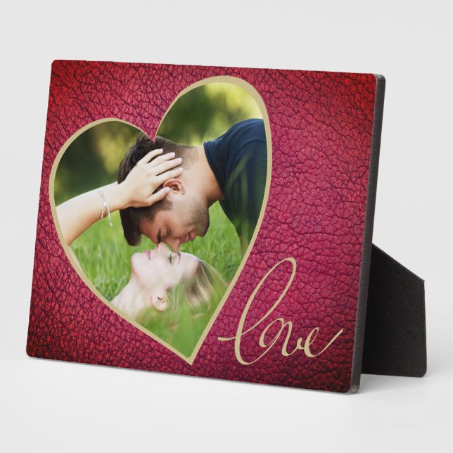Heftleder Print Liebe Valentine Day Foto Fotoplatte (Seite)