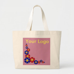 Hefttasche mit Logo-Space Jumbo Stoffbeutel