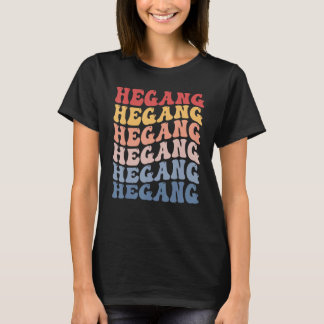 Hegang City Groovy Retro T-Shirt