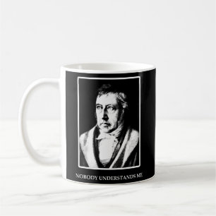 Hegel Niemand versteht mich Fun Philosopher Kaffeetasse