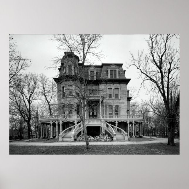 HEGELER CARUS MANSION - GILTES ALTER POSTER (Vorne)