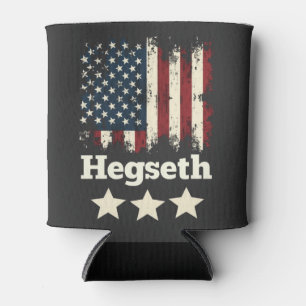 Hegseth Trump Administration American Flag Dosenkühler