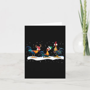 Hei Hei Chicken Christmas - Uni Karte