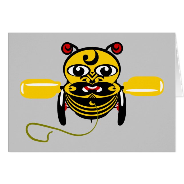 Hei Tiki Bee Toy Kiwiana (Vorderseite (Horizontal))