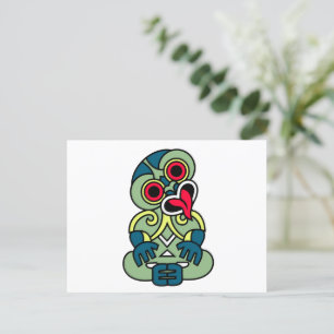 Hei Tiki New Zealand Maori Postkarte