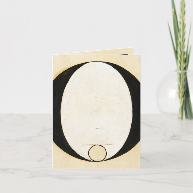 Heide, 1920 von Hilma af Klint Dankeskarte (Vorderseite)