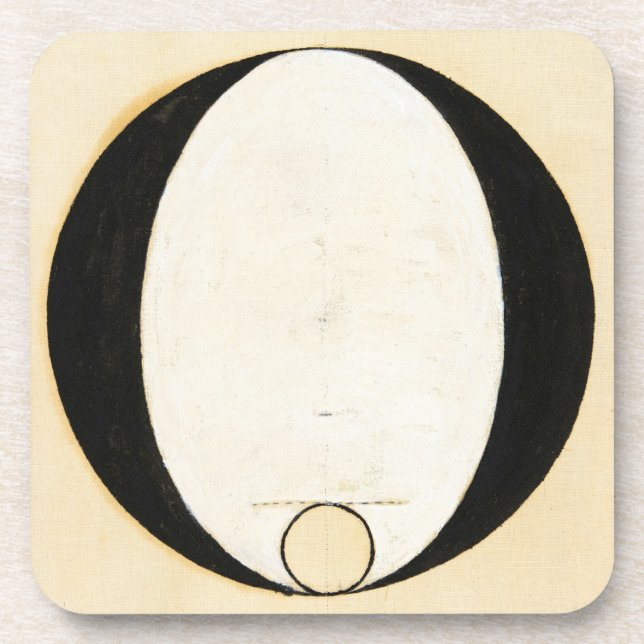 Heide, 1920 von Hilma af Klint Getränkeuntersetzer (Vorderseite)