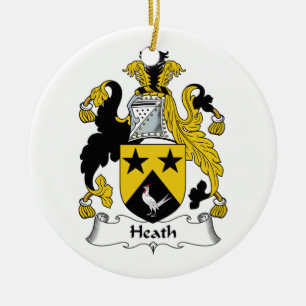 Heide-Familienwappen Keramikornament