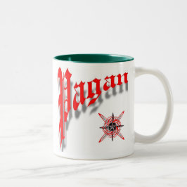 Heide und stolz darauf zweifarbige tasse