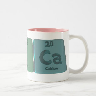 Heidekraut als Erbium-Jod-Kalzium Zweifarbige Tasse