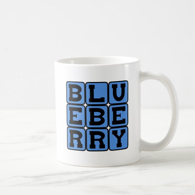 Heidelbeere, Obst Kaffeetasse (Rechts)