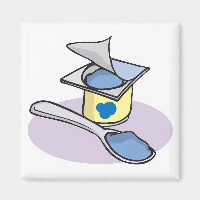 Heidelbeerjogurt Magnet (Vorne)