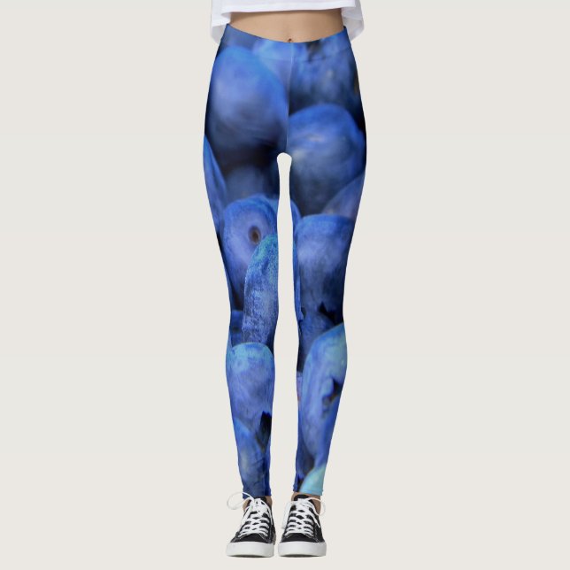 Heidelbeerpfahl Leggings (Vorderseite)