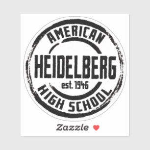 Heidelberg American High School Vinyl-Aufkleber Aufkleber
