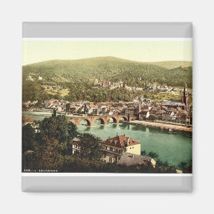 Heidelberg, aus dem Philosophenweg, Baden, G Magnet