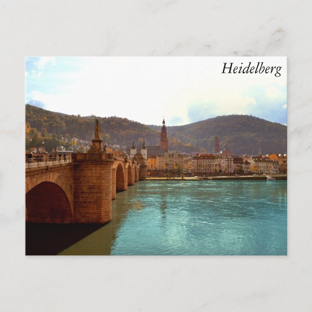 Heidelberg, Deutschland Postkarte (Vorderseite)
