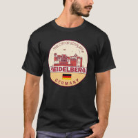 Heidelberg Deutschland Skyline Emblem