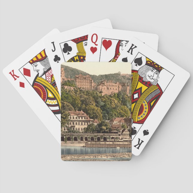 Heidelberg II, Baden-Württemberg, Deutschland Spielkarten (Rückseite)