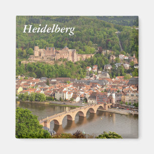 Heidelberg-Panoramablick Magnet