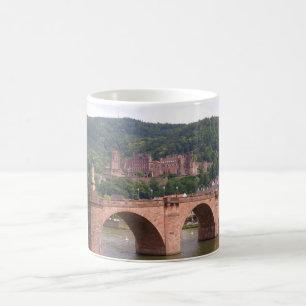 Heidelberg-Schloss und Brücken-Kaffee-Tasse Kaffeetasse