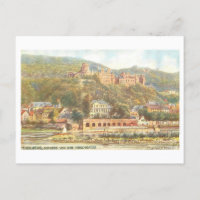 Heidelberger Schloss in alter Zeit