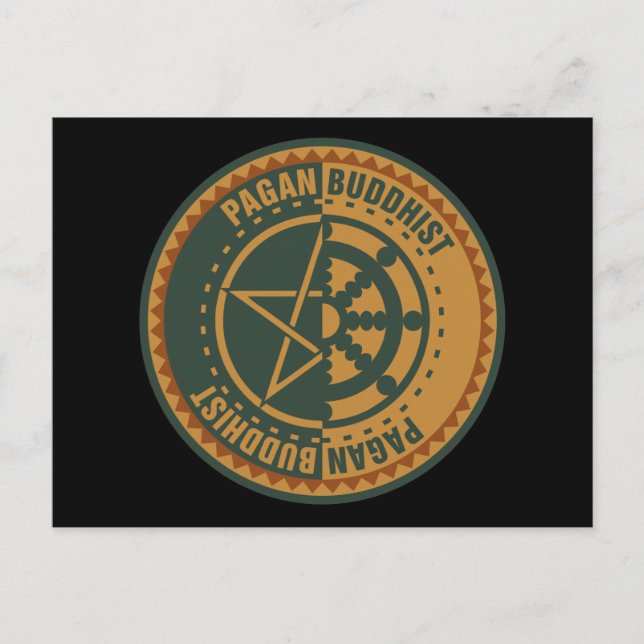 Heidenbuddhist Postkarte (Vorderseite)