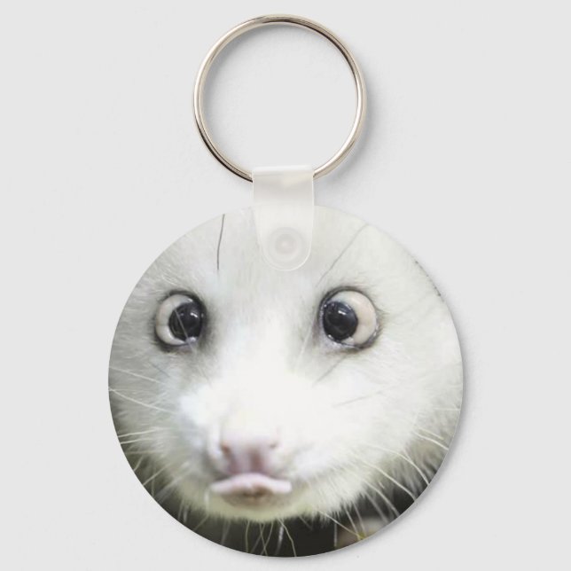 Heidi Das Mit Augen Opossum Schlüsselanhänger (Vorderseite)