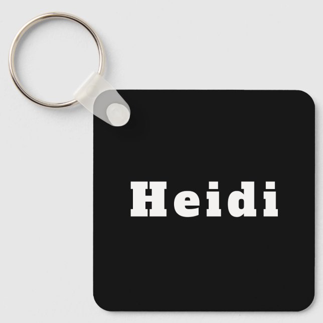 Heidi Schlüsselanhänger (Vorderseite)