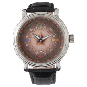heidnischer Kalender Armbanduhr