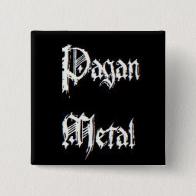 Heidnisches Metall Button (Vorderseite)
