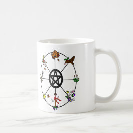 Heidnisches Rad der Jahr-Tasse Kaffeetasse