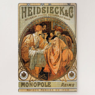 Heidsieck & Co. von Alphonse Mucha