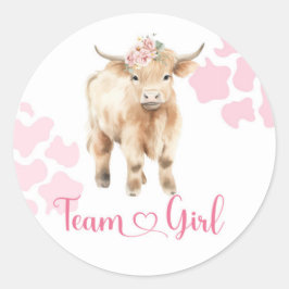 Heifer oder Bull Cow Team Girl Sticker