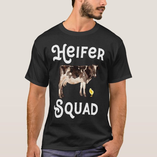Heifer Squad  Cow T-Shirt (Vorderseite)
