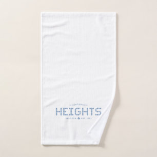 Heights-Kachel, Blaue Kachel, Houston Heights Handtuch
