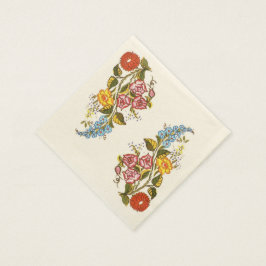 heikle hungrige Blume Serviette