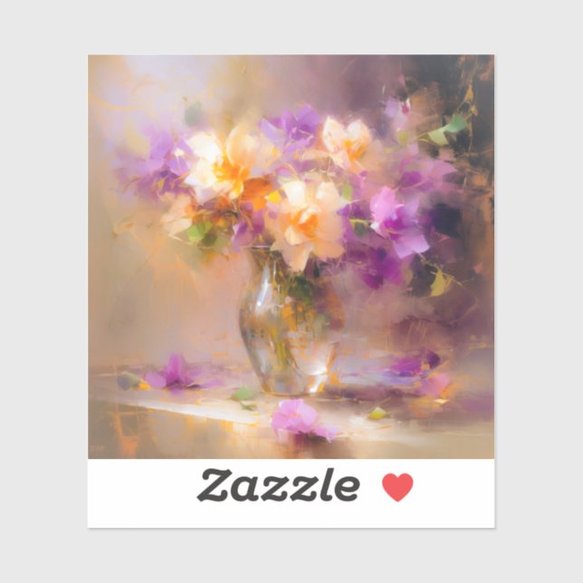 Heikles Stillleben Aufkleber (Blatt)