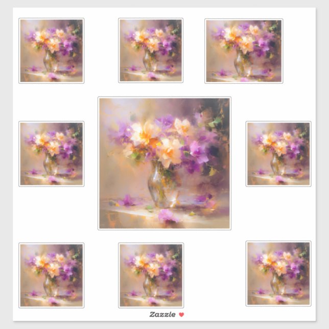 Heikles Stillleben Aufkleber (Blatt)